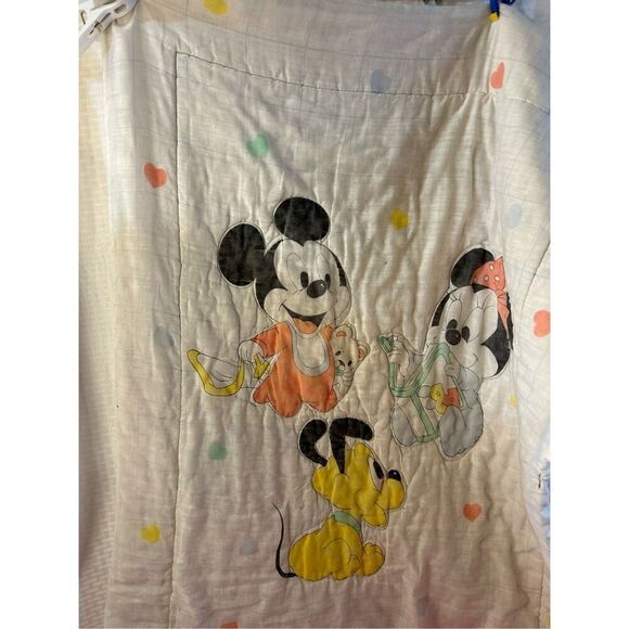 Dundee Disney Gold Label USA quilted comforter Mickey Baby Hearts Minnie (Faded